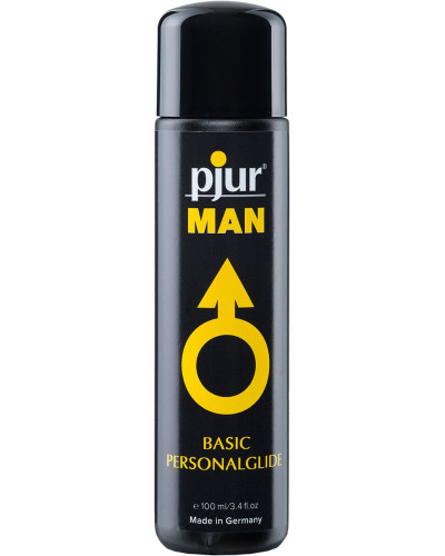 Лубрикант на силіконовій основі pjur MAN Basic personal glide 100 мл із делікатним доглядом за шкіро - Фото №1