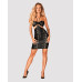 Платье под змеиную кожу Obsessive Vivianty dress XS/S, черное - Фото №3
