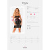 Платье под змеиную кожу Obsessive Vivianty dress XS/S, черное - Фото №7