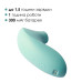 Вакуумный стимулятор Svakom Pulse Lite Neo Seafoam Blue, управляется со смартфона - Фото №6