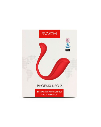 Інтерактивне віброяйце Svakom Phoenix Neo 2 Red, оновлена модель - Фото №10
