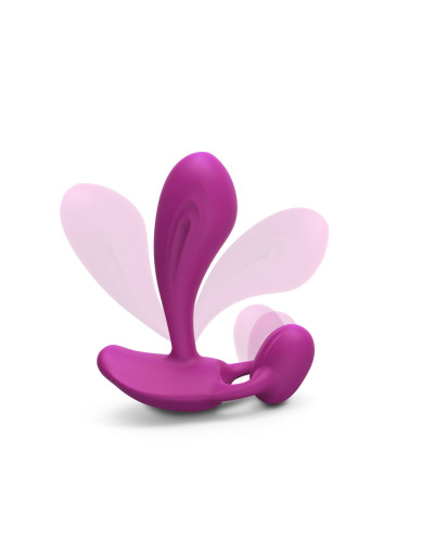 Вібратор Love To Love WITTY - SWEET ORCHID універсальний, точки G+P, пульт ДК - Фото №3