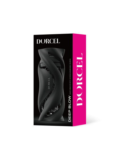Мастурбатор Dorcel DEEP BLOW BLACK, подвійне використання - Фото №6