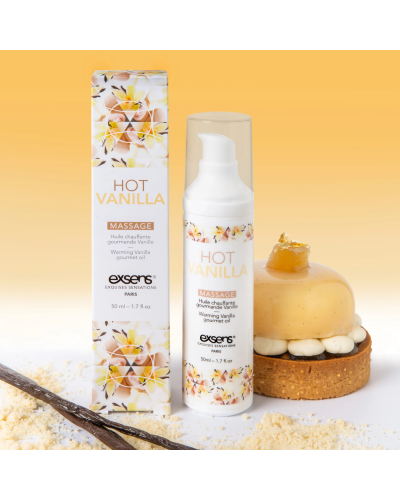 Масажна олія EXSENS Hot Vanilla 50мл розігріває, без цукру, без парабенів, їстівна - Фото №6