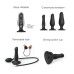 Надувний фалоімітатор Strap-On-Me INFLATABLE DILDO PLUG - NOIR, кулька всередині, діаметр до 6 см - Фото №2