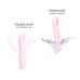 Вібратор Love To Love SWAP - BABY PINK, з пульсівною перлиною для точки G, 3 мотори, гнеться - Фото №4