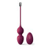 Вагинальные шарики Dorcel LOVE BALLS PLUM, вибрации и движения внутреннего шарика, пульт ДУ - Фото №1