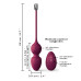Вагинальные шарики Dorcel LOVE BALLS PLUM, вибрации и движения внутреннего шарика, пульт ДУ - Фото №5