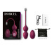 Вагинальные шарики Dorcel LOVE BALLS PLUM, вибрации и движения внутреннего шарика, пульт ДУ - Фото №6
