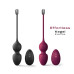 Вагинальные шарики Dorcel LOVE BALLS PLUM, вибрации и движения внутреннего шарика, пульт ДУ - Фото №7