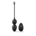 Вагінальні кульки Dorcel LOVE BALLS BLACK, вібрації та рухи внутрішньої кульки, пульт ДК - Фото №1