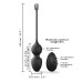 Вагінальні кульки Dorcel LOVE BALLS BLACK, вібрації та рухи внутрішньої кульки, пульт ДК - Фото №5