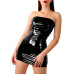 Сексуальное виниловое платье Art of Sex - Jaklin, размер L-2XL, цвет черный - Фото №2