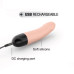 Вибратор Dorcel Real Vibration S Flesh 2.0, диам 3,7см, перезаряжаемый, для точки G - Фото №5