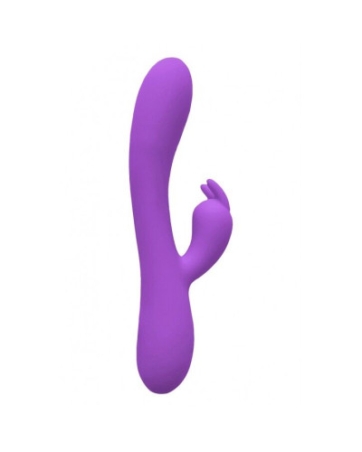 Вібратор-кролик Wooomy Gili-Gili Vibrator with Heat Purple, відросток з вушками, підігрів до 40°С - Фото №1