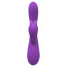 Вібратор-кролик Wooomy Gili-Gili Vibrator with Heat Purple, відросток з вушками, підігрів до 40°С - Фото №3