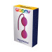 Вагинальные шарики Wooomy Taradiddle Kegel Ball, диаметр 3,5 см, масса 54 г - Фото №3