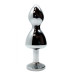 Металева анальна пробка Wooomy Lollypop Double Ball Metal Plug L, діаметр 3,5 см, довжина 10,5 см - Фото №2