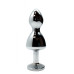 Металева анальна пробка Wooomy Lollypop Double Ball Metal Plug Red M, діаметр 3,1 см, довжина 9,4 см - Фото №2