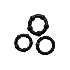Набор эрекционных колец Wooomy Babooom cockring set, 3 размера, отлично тянутся