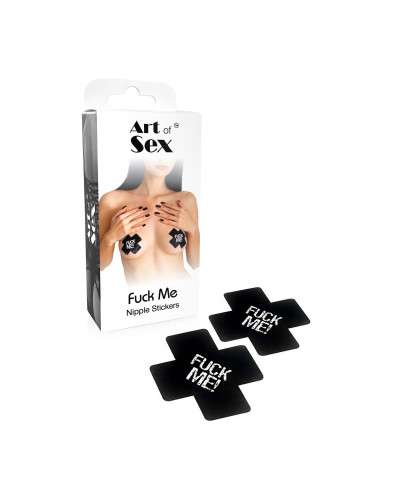 Пестисы на грудь Art of Sex - Fuck me, Черный - Фото №3