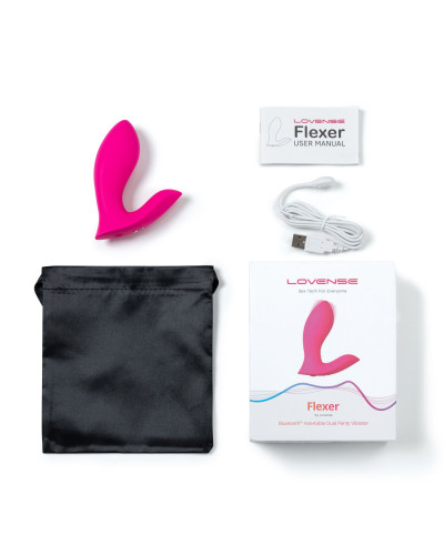 Смарт-вибратор в трусики Lovense Flexer, манящее движение + вибрация, стимуляция клитора и точки G - Фото №5