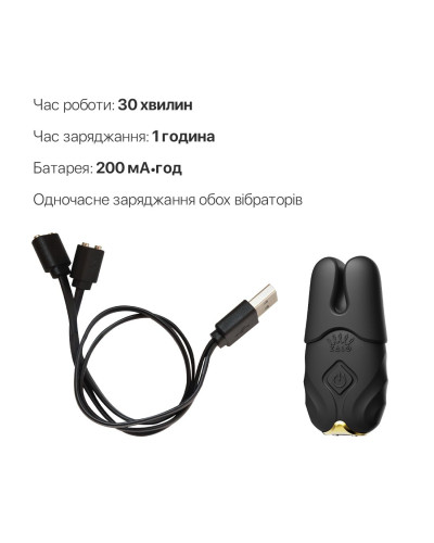 Смарт-вібратор для грудей Zalo - Nave Obsidian Black, пульт ДК, робота через додаток - Фото №6