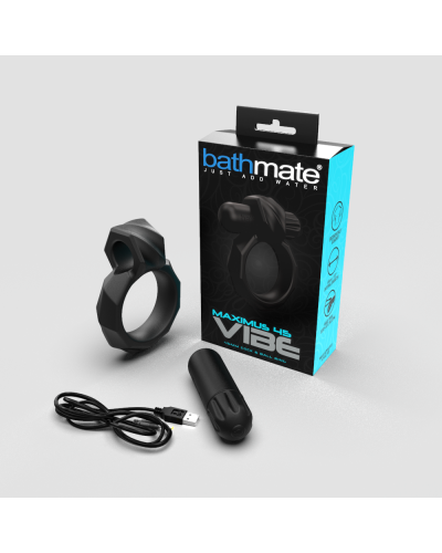 Ерекційне кільце з віброкулею Bathmate Maximus VIBE 45mm, перезаряджається - Фото №2