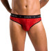 Чоловічі напівпрозорі труси Passion 031 SLIP MIKE S/M Red, під леопард - Фото №1