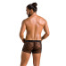 Чоловічі прозорі боксери Passion 032 SHORT JAMES XXL/XXXL Black, сітка - Фото №4