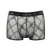 Чоловічі прозорі боксери Passion 032 SHORT JAMES XXL/XXXL Black, сітка - Фото №5