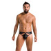 Мужские стринги Passion 033 THONG PAUL L/XL Black, под латекс - Фото №3