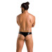 Мужские стринги Passion 033 THONG PAUL L/XL Black, под латекс - Фото №4