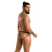 Чоловічі відкриті сліпи Passion 034 OPEN LUKE XXL/XXXL Black, екошкіра - Фото №4
