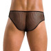 Мужские трусы со шнуровкой Passion 035 SLIP RICHARD S/M Black, экокожа, сетка - Фото №2