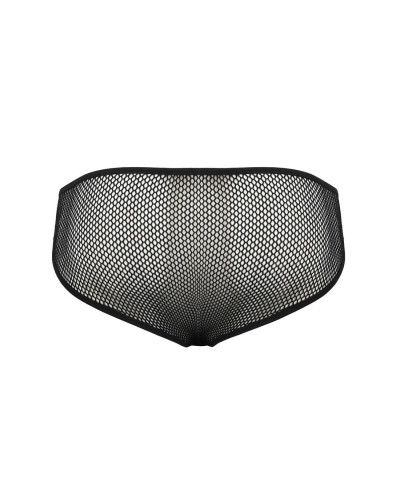 Чоловічі труси зі шнурівкою Passion 035 SLIP RICHARD XXL/XXXL Black, екошкіра, сітка - Фото №6