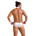 Комплект еротичної чоловічої білизни Passion 037 GREGORY XXL/XXXL White, труси, комірець, манжети - Фото №4