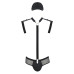 Комплект еротичної чоловічої білизни Passion 038 JOHN XXL/XXXL Black, боді, кепка - Фото №3