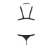 Комплект чоловічої білизни зі стреп Passion 039 SET ANDREW XXL/XXXL Black, стринги, шлейки - Фото №6