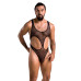 Мужское сетчатое боди Passion 040 LEON XXL/XXXL Black, сетка, резинки - Фото №3