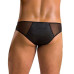 Чоловічі сліпи на блискавці Passion 042 SLIP TIMMY L/XL Black, екошкіра, сітка - Фото №2