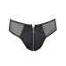 Чоловічі сліпи на блискавці Passion 042 SLIP TIMMY L/XL Black, екошкіра, сітка - Фото №5