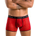 Чоловічі прозорі боксери Passion 046 SHORT PARKER L/XL Red, сітка, під леопард - Фото №1