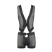 Комплект чоловічої білизни на шнурівці Passion 053 SET WILLIAM XXL/XXXL Black, жилет, боксери - Фото №5