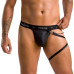 Мужские трусики танга с подвязкой Passion 058 THONG BILL L/XL Black - Фото №1