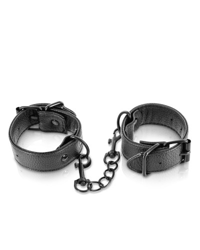 Наручники Fetish Tentation Adjustable Handcuffs, регульовані, знімний ланцюжок з карабінами - Фото №1