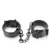Наручники Fetish Tentation Adjustable Handcuffs, регульовані, знімний ланцюжок з карабінами - Фото №1