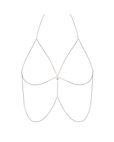 (SALE) Ланцюжок для бюста з кулоном-зіркою Obsessive Bijou 902 - Фото №3