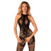 (SALE) Сітчастий бодістокінг без рукавів Obsessive Bodystocking G331 S/M/L, black, з доступом - Фото №1