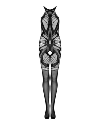 (SALE) Сітчастий бодістокінг без рукавів Obsessive Bodystocking G331 S/M/L, black, з доступом - Фото №3